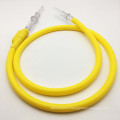 Le plus nouveau tuyau jaune de Shisha de narguilé de silicone de lampe-torche de LED de 1.8m (ES-HH-015-3)